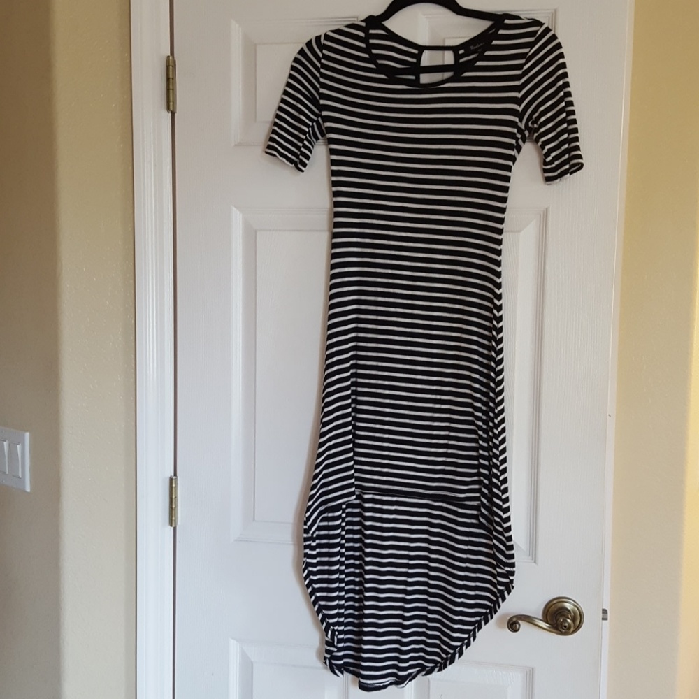 Stripes high low.